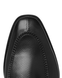 Черные кожаные туфли дерби от Edward Green