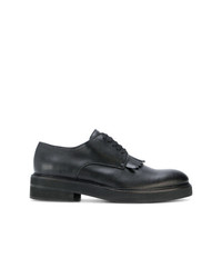 Черные кожаные туфли дерби от DSQUARED2