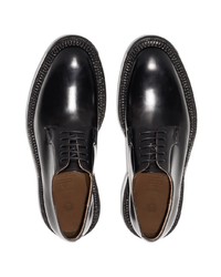 Черные кожаные туфли дерби от Grenson