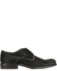Черные кожаные туфли дерби от Fiorentini+Baker
