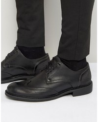 Черные кожаные туфли дерби от G Star
