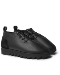 Черные кожаные туфли дерби от Hender Scheme