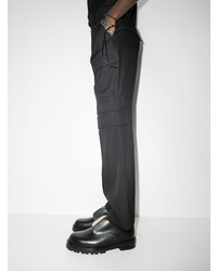 Черные кожаные туфли дерби от NEW STANDARD