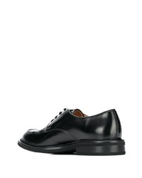 Черные кожаные туфли дерби от Bottega Veneta