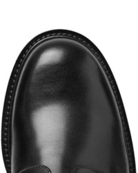 Черные кожаные туфли дерби от Mr P.