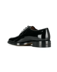Черные кожаные туфли дерби от Givenchy