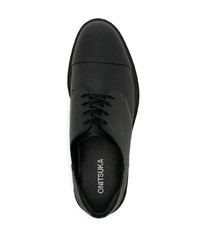 Черные кожаные туфли дерби от Onitsuka Tiger