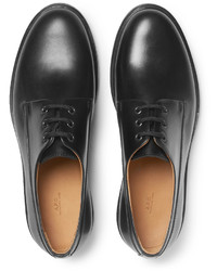 Черные кожаные туфли дерби от A.P.C.