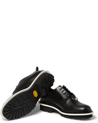 Черные кожаные туфли дерби от Neil Barrett