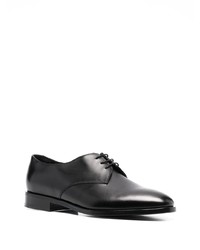 Черные кожаные туфли дерби от Premiata