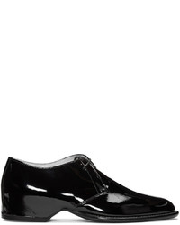 Женские черные кожаные туфли дерби от Maison Margiela