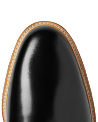 Черные кожаные туфли дерби от Common Projects