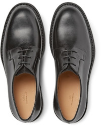 Черные кожаные туфли дерби от A.P.C.