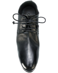 Женские черные кожаные туфли дерби от Marsèll