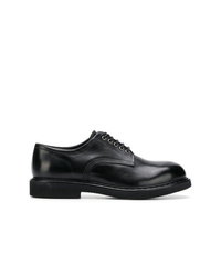 Черные кожаные туфли дерби от Premiata