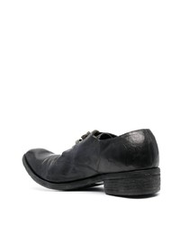 Черные кожаные туфли дерби от A Diciannoveventitre
