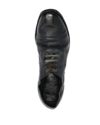 Черные кожаные туфли дерби от A Diciannoveventitre