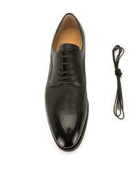 Черные кожаные туфли дерби от Bally