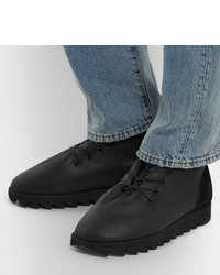 Черные кожаные туфли дерби от Hender Scheme