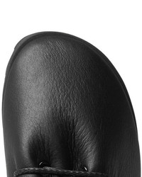 Черные кожаные туфли дерби от Hender Scheme