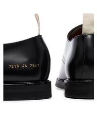 Черные кожаные туфли дерби от Common Projects