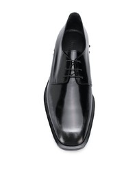 Черные кожаные туфли дерби от Jimmy Choo