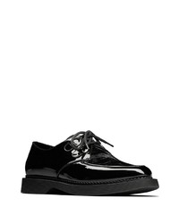 Черные кожаные туфли дерби от Saint Laurent