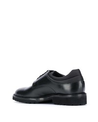 Черные кожаные туфли дерби от Karl Lagerfeld