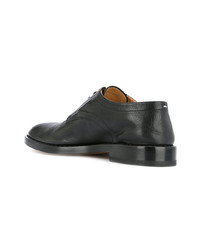 Черные кожаные туфли дерби от Maison Margiela