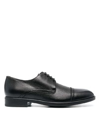 Черные кожаные туфли дерби от Tom Ford