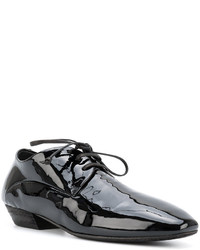 Женские черные кожаные туфли на шнуровке от Marsèll