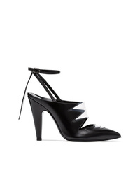 Черные кожаные туфли с вырезом от Calvin Klein 205W39nyc