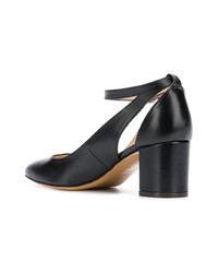 Черные кожаные туфли с вырезом от Tila March