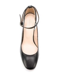 Черные кожаные туфли с вырезом от Tila March