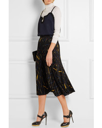 Черные кожаные туфли с вырезом от Charlotte Olympia