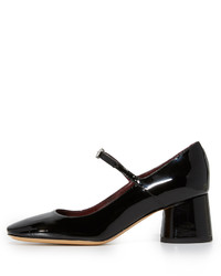 Черные кожаные туфли с вырезом от Marc Jacobs