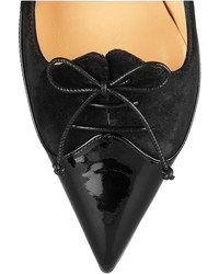 Черные кожаные туфли с кисточками от Christian Louboutin