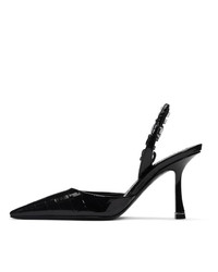 Черные кожаные туфли с украшением от Alexander Wang