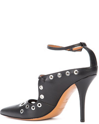 Черные кожаные туфли с украшением от Givenchy