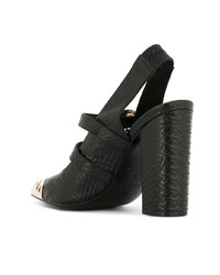 Черные кожаные туфли с украшением от Alice McCall