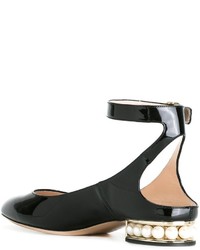 Черные кожаные туфли от Nicholas Kirkwood