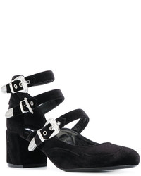 Черные кожаные туфли от MCQ