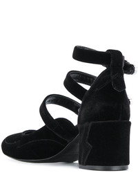 Черные кожаные туфли от MCQ