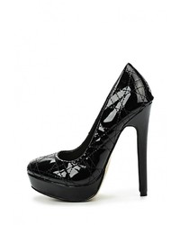 Черные кожаные туфли от Annalisa