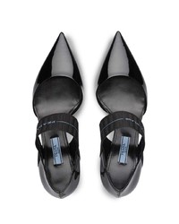 Черные кожаные туфли от Prada