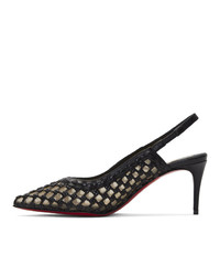 Черные кожаные туфли от Christian Louboutin