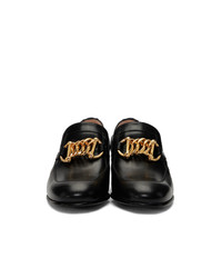 Черные кожаные туфли от Gucci