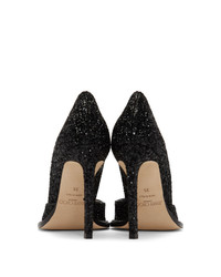 Черные кожаные туфли от Jimmy Choo