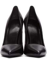 Черные кожаные туфли от Versus