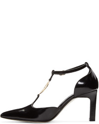 Черные кожаные туфли от Loewe